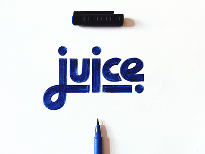 juice branding calligraphy custom design florida flow handtype innovative juice lettering logo logomaker logotype process script sketch type unique web webflow