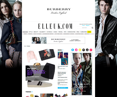 Burberry Wallpapers digital advertising skins wallpaper