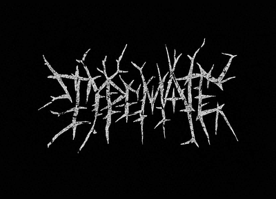 Typemate band black metal customtype gring hardcore lettering logo typemate typography