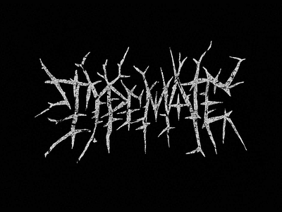 Typemate band black metal customtype gring hardcore lettering logo typemate typography