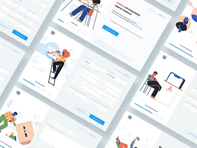 Сlient profile / Kinoarenda rental dchoobaka design e commerce figma form illustration profile site ui ux web