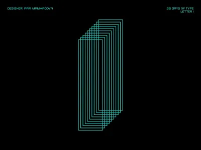 36 Days of Type — Letter I 36days i 36daysoftype 36daysoftype07 type typedesign typography
