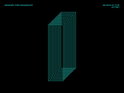 36 Days of Type — Letter I 36days i 36daysoftype 36daysoftype07 type typedesign typography