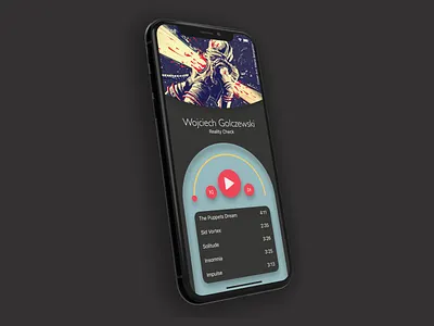 Music Player UI bigmountainstudio mobile ui swiftui