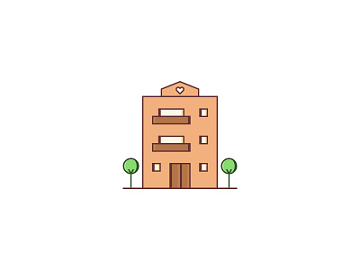 Terrace — Building Illos animation brand flat icon illustration illustrator ui ux vector web