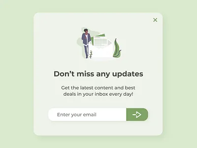 Pop-up: email subscription design popup subscription ui ux ux ui web
