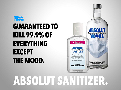 Absolut Hand Sanitizer absolut coronavirus satire vodka