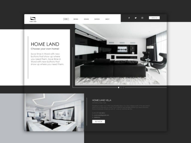 Real estate website