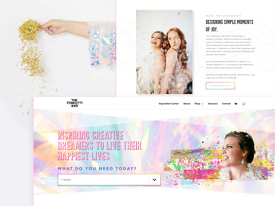 The Confetti Bar - 2019 colorful colorful design confetti design white