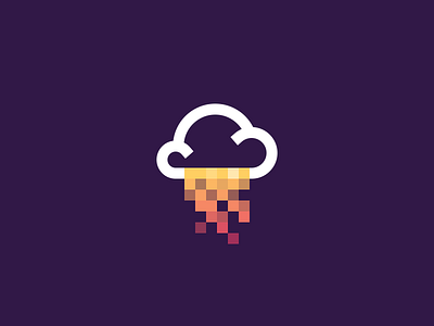 Daily Logo Challenge - Day 14 branding cloud computing cloud logo clouds daily logo challenge dailylogochallenge data data rain day14 design illustration logo logo design logodesign vector