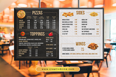 Digital Menu Screen digital digital menu menu design