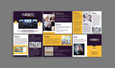 Business Profile Design booklet design business media kit profile design
