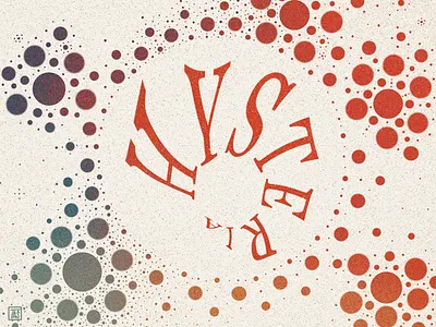 Hysteria abstract bold bright corona virus covid 19 current events hysteria illustration meaningful media metaphor minimalist art procreate