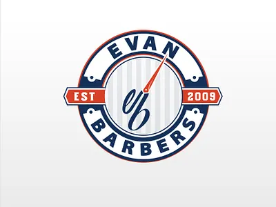 Evan barbers Logo Concept 02 brand design brand identity branding design illustraion lettering logo design logomark logotype logowork mark typography