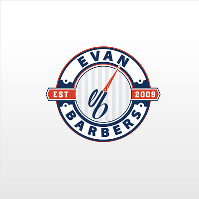 Evan barbers Logo Concept 02 brand design brand identity branding design illustraion lettering logo design logomark logotype logowork mark typography