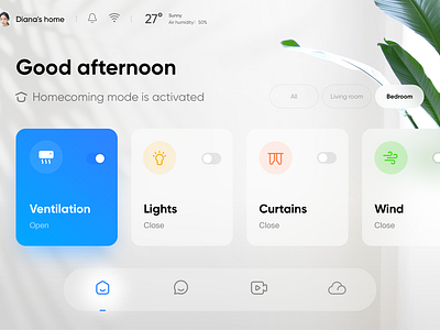 Smart home interface design smart ui