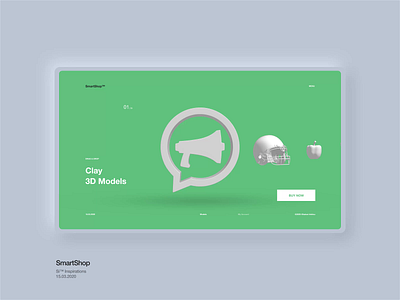 Si™ Inspirations – SmartShop 3d after effects dailydesign dailyui inspiration interaction minimal motion motion design typography ui uidesign webdesign