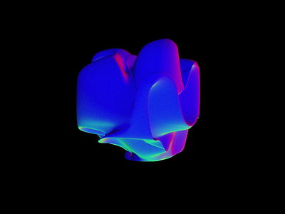 Blob Experimenting #1 👀 3d abstract animation animation after effects blob blobs bubble gradients smooth threejs