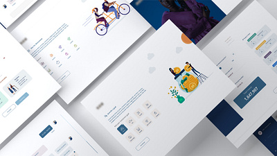 Client onboarding process for an investment website illustation investment onboarding ui pensions
