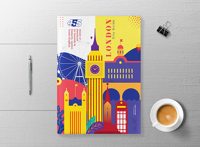 London City Guide InDesign Template | A Fun Project a4 book bold colors brochure design city book template city branding city guide template city illustration clean color colorful indesign indesign template modern travel cover travel guide travel guidebook travel guidebook template