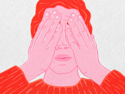 don't touch your face bad face hands head pandemic pink psycho red touch virus