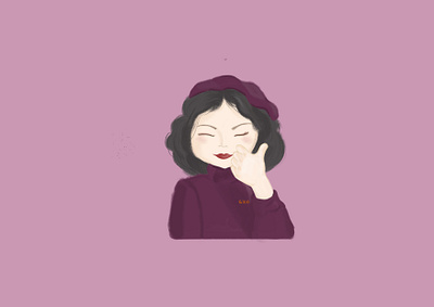 Giao girl illustration