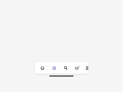 Mobile navigation mobile mobile app design navbar navigation vector