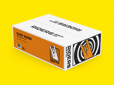 Riders Brew Co. – Rebrand, Beer Carton beer beer branding beer can brand design brand identity branding craft beer graphic design illustration packaging