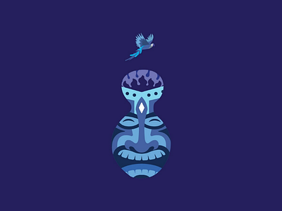 IPU art artist behance bird dribbble dribbleartist font hawai hellodribbble illustration instrument ipu letter music parrot tribe typography