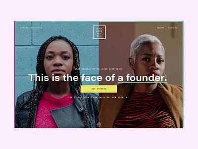 BWTT Conference Redesign animation color design graphic design typography ui web website website design