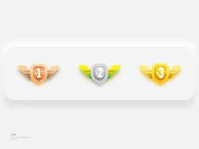 等级勋章 design icon ux