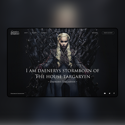 Game of Thrones banner design