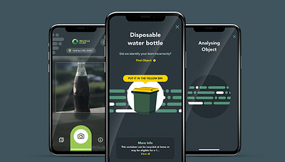 Recycle Mate App app design flat ui