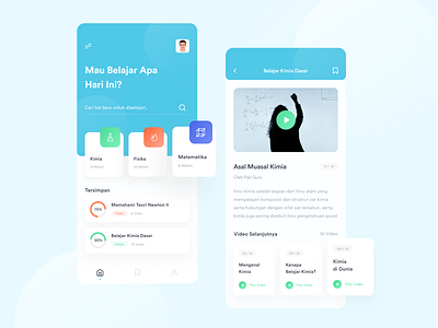 Education App | #Exploration Colors android app branding card clean design education flat icon ios iphone management manager mobile people schedule task task typography uiux work