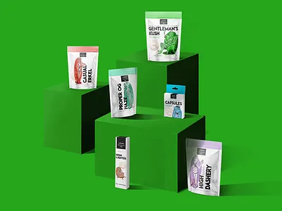 CCC Packaging branding illustration logo marijuana medicinal vector