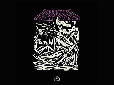 Death Space artwork band merch bandmerch clothing design drawing illustration merch design merchandise music album shirtdesign