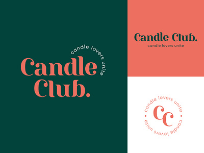 Candle Club brand brand design brand identity branding branding and identity candle design elegant logo logodesign logotype mark typography vector