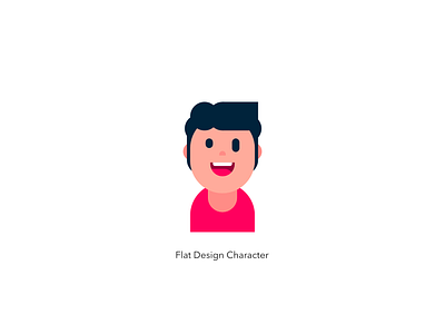 Character design art gigantic logo design man person pink shirt style