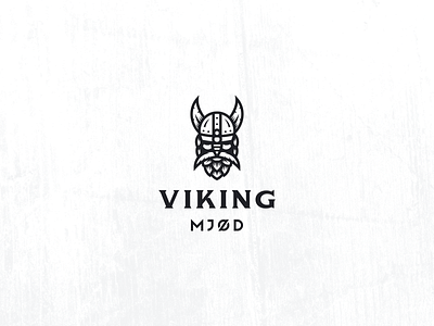 Viking Honey Beer Logo beer beer branding branding brewery brewing geometric honey honey bee hoppy hops line art logo logo design masculine mead modern vintage negative space smart viking viking logo