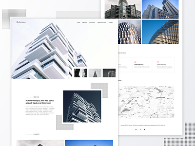 Rebobau abstract app application arhitecture branding clean design landing page landingpage minimal sketch ui ui design uiux ux ux design vector web webdesign website