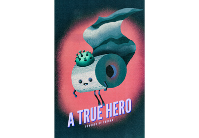 A true hero, powered by corona art branding corona coronavirus covid 19 covid19 design graphic graphicdesign illustration illustrations illustrator typography ui ux