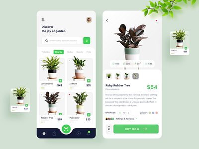 Plant Store app Ui app design behance designinspiration dribble shot illustration minimal minimalistic plant app plant store ui plant ui popular shot store ui store uiux ui uiux uiuxdesign