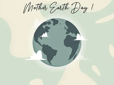 Mother Earth Day Illustration earth day flat illustration illustration portopolio portopolio online vector