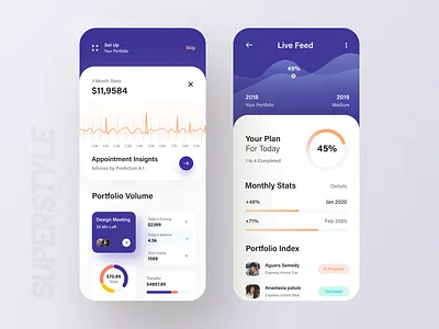 Daily Notes app bank bank app bold design graph graphic design inspiration ios mobile app notes salary statistics stats task manager typography ui ux wallet wstyle