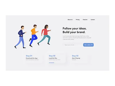 Concept Landing Page for Business landing page ui ux website website design