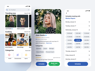 Consultation App apiko app blog design mobile photo ui ux