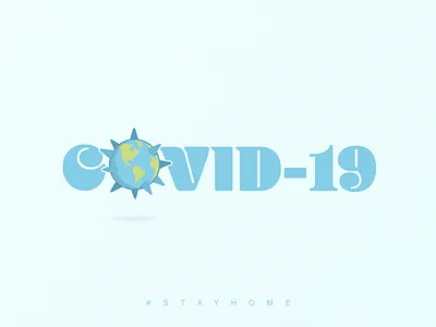 Covid-19 | Logotype Concept blue coronavirus covid 19 covid19 creative design earth logo logo concept logo design logo mark logos logotype mark minimalist logo simple smart logo virus visual design world