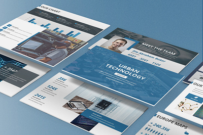 Urban - Technology Powerpoint Template business presentation clean finance lookbook minimal pitchdeck powerpoint template presentation simple slides