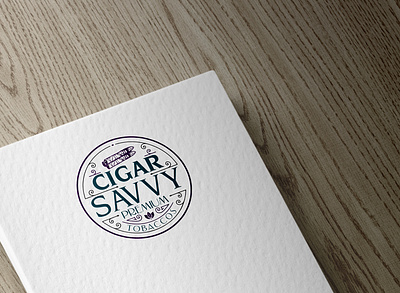 Cigar Savvy Premium Tobaccos artist branding cigarette cigars design flat freelance graphic design graphicdesign illustrator logo logodesign typography vector