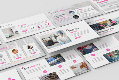 Urban - Medic Powerpoint Template business presentation clean finance lookbook minimal pitchdeck powerpoint template presentation simple slides